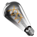EMOS Z57311, LED izzó DECO SMOKED ST64 / E27 / 4,5 W (19 W) / 180 lm / flame