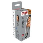 EMOS Z57311, LED izzó DECO SMOKED ST64 / E27 / 4,5 W (19 W) / 180 lm / flame