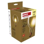 EMOS Z58032, LED izzó Vintage G125 / E27 / 4,5 W (40 W) / 420 lm / Meleg fehér