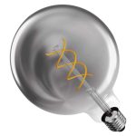 EMOS Z58311, LED izzó DECO SMOKED G125 / E27 / 4,5 W (19 W) / 180 lm / flame