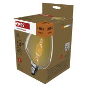   EMOS Z59D01, LED izzó DECO S123 / E27 / 3,5 W (14 W) / 130 lm / flame