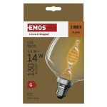 EMOS Z59D01, LED izzó DECO S123 / E27 / 3,5 W (14 W) / 130 lm / flame