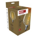 EMOS Z59D01, LED izzó DECO S123 / E27 / 3,5 W (14 W) / 130 lm / flame