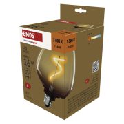   EMOS Z59G01, LED izzó DECO S123/ E27 / 4 W (16 W) / 150 lm / flame