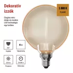 EMOS Z5BO11, LED izzó DECO G130OA / E27 / 4 W (22 W) / 220 lm / flame