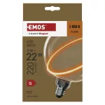 EMOS Z5CS11, LED izzó DECO G130SRA / E27 / 4 W (22 W) / 220 lm / flame