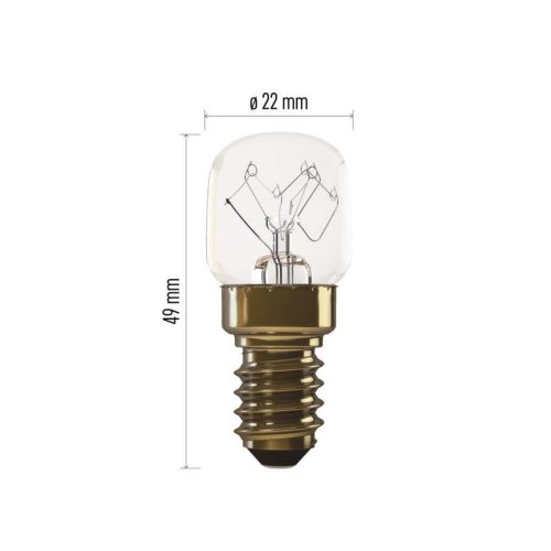 EMOS Z6915, Sütő izzó T22 / E14 / 15 W / 58 lm / 300 °C
