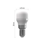EMOS Z6923, LED hűtőszekrény izzó ST26 / E14 / 2,3 W (25 W) / 255 lm / természetes fehér