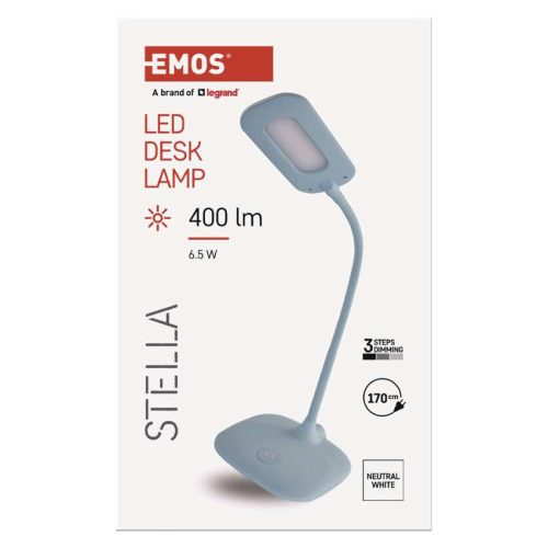 EMOS Z7602BL, Stella LED asztali lámpa, kék
