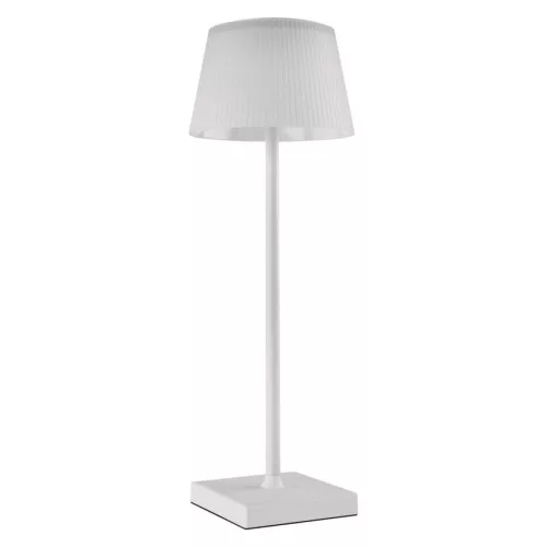EMOS Katie fehér újratölthető LED asztali lámpa, Z7630W