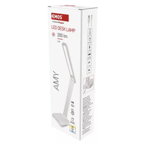 EMOS Z7631, AMY LED asztali lámpa, újratölthető