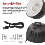 EMOS Sophie fekete újratölthető LED asztali lámpa, Z7635B