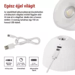 EMOS Z7635W, Sophie LED asztali lámpa, újratölthető, fehér
