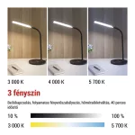 EMOS Z7637B, Oscar LED asztali lámpa, fekete