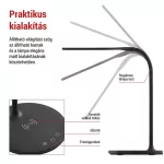 EMOS Z7637B, Oscar LED asztali lámpa, fekete
