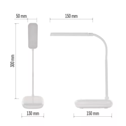 EMOS Z7638W, Molly LED asztali lámpa, fehér