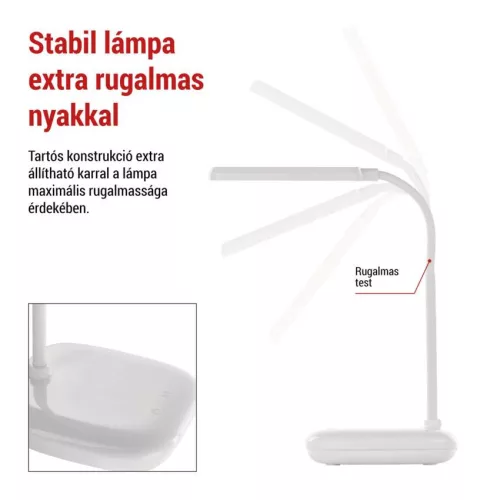 EMOS Z7638W, Molly LED asztali lámpa, fehér