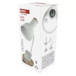 EMOS Z7640W, EMOS Poppy asztali lámpa E27 IP20, fehér
