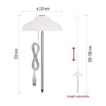 EMOS Z7901, LED növénynevelő lámpa, teljes spektrum, 15 LED, beltéri, időzítővel