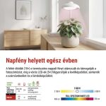 EMOS Z7901, LED növénynevelő lámpa, teljes spektrum, 15 LED, beltéri, időzítővel