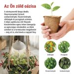 EMOS Z7901, LED növénynevelő lámpa, teljes spektrum, 15 LED, beltéri, időzítővel