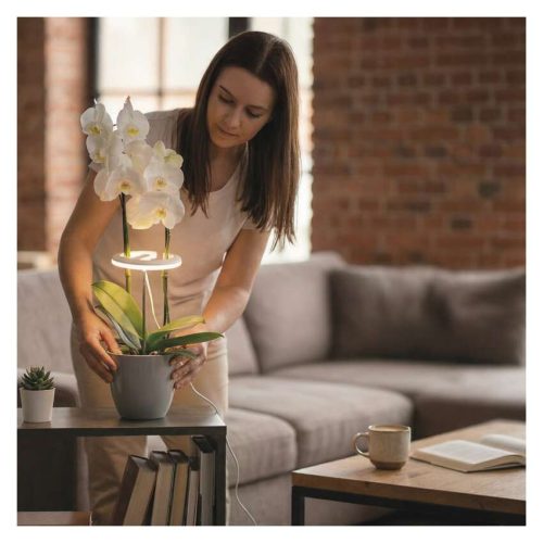 EMOS Z7902, LED növénynevelő lámpa, teljes spektrum, 39 LED, beltéri, időzítővel, dimmelhető