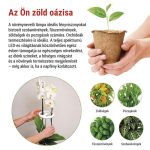 EMOS Z7902, LED növénynevelő lámpa, teljes spektrum, 39 LED, beltéri, időzítővel, dimmelhető