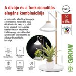 EMOS Z7905, LED növénynevelő lámpa, teljes spektrum, 21 LED, beltéri, időzítővel