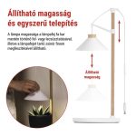 EMOS Z7905, LED növénynevelő lámpa, teljes spektrum, 21 LED, beltéri, időzítővel