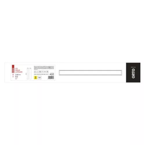EMOS ZAL192, LED lineáris lámpatest ORTO 19W, semleges fehér