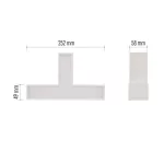 EMOS ZALT, LED lineáris lámpatest ORTO TCON 12W, semleges fehér