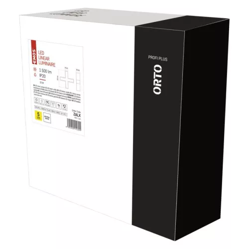 EMOS ZALX, LED lineáris lámpatest ORTO XCON 15W, semleges fehér