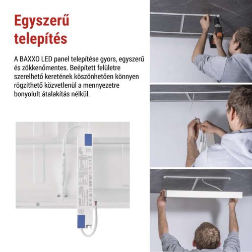 EMOS ZB1624, EMOS LED panel BAXXO beépíthetö 36W 4320lm IP20 természetes fehér UGR