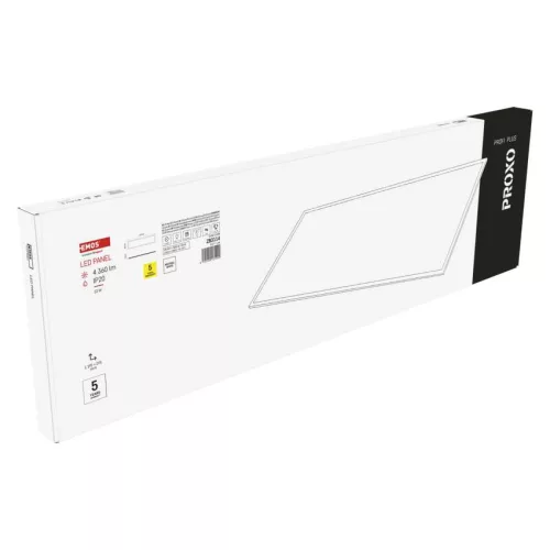 EMOS ZB3114, LED panel PROXO beépíthető 33W 4360lm IP20 természetes fehér