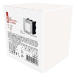 EMOS ZC0111, LED irányfény beépíthető AMAL, négyzet 1.5W IP65 természetes fehér
