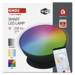 EMOS ZCW11BR, GoSmart LED hangulatlámpa, fekete, meleg fehér–hideg fehér/ RGB, WiFi