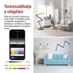 EMOS ZCW34BR, GoSmart LED állólámpa, fekete, 175 cm, meleg fehér / RGBIC WiFi