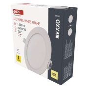   EMOS ZD1134, LED süllyesztett lámpatest NEXXO, kerek, fehér, 12W, meleg fehér