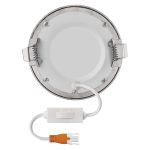 EMOS ZD1223, LED süllyesztett lámpatest NEXXO, kerek, ezüst, 7W, CCT