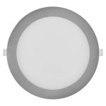 EMOS ZD1243, LED süllyesztett lámpatest NEXXO, kerek, ezüst, 18W, CCT