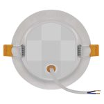EMOS ZD1432, LED süllyesztett lámpatest RUBIC, kerek, fehér, 9W, természetes fehér