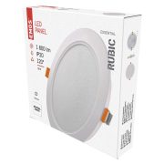   EMOS ZD1442, LED süllyesztett lámpatest RUBIC, kerek, fehér, 18W, természetes fehér