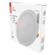   EMOS ZD1452, LED süllyesztett lámpatest RUBIC, kerek, fehér, 24W, természetes fehér