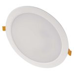 EMOS ZD1452, LED süllyesztett lámpatest RUBIC, kerek, fehér, 24W, természetes fehér