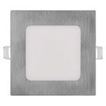 EMOS ZD2223, LED süllyesztett lámpatest NEXXO, négyzet, ezüst, 7W, CCT