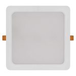 EMOS ZD2452, LED süllyesztett lámpatest RUBIC, négyzet, fehér, 24W, természetes fehér