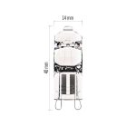 EMOS ZE0305, EMOS halogén izzó JC G9 30W 340lm