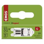 EMOS ZE0305, EMOS halogén izzó JC G9 30W 340lm