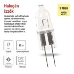 EMOS ZE0505A, EMOS halogén izzó JC G4 14W 160lm