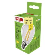  EMOS ZF1D02, LED izzó Filament Mini Globe / E14 / 1,8 W (25 W) / 250 lm / Meleg fehér
